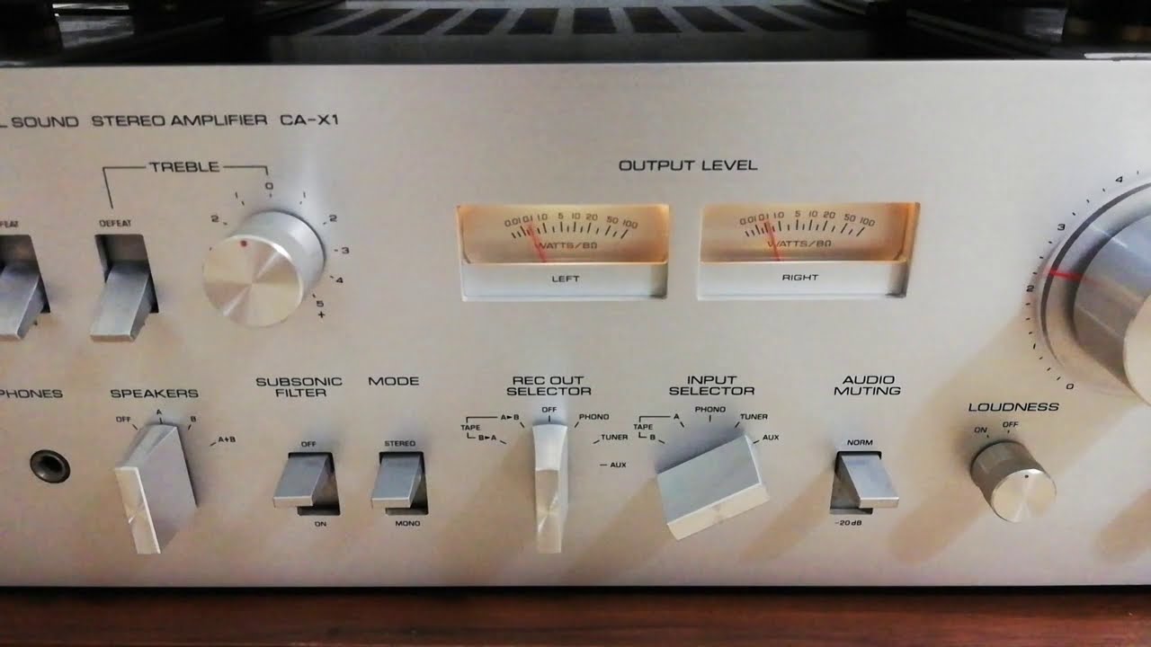 Yamaha CA X1, tuyệt cú mèo. Mẫu amply trong tiềm thức của nhiều ae