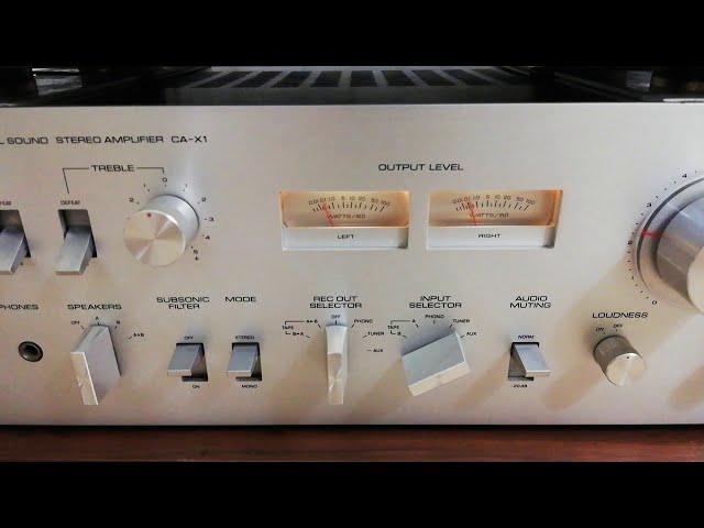 Yamaha CA X1, tuyệt cú mèo. Mẫu amply trong tiềm thức của nhiều ae