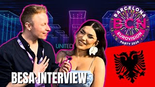 "TiTAN REPRESENTS MY HEALING FROM A DIFFICULT TIME" | BESA INTERVIEW | ALBANIA EUROVISION 2024