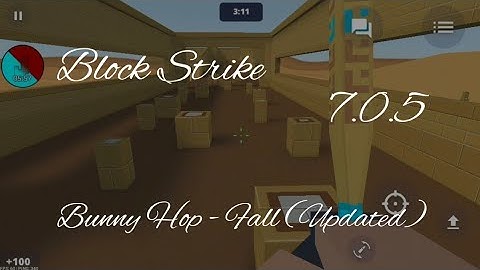 Bunny Hop Map: Falls(Updated) | Block Strike