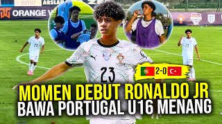 Ronaldo Jrs Debut Moment For Portugal U16 National Team Up A Level To Beat Trkiye 20 Threat