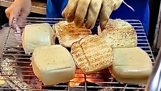 碳烤手工起司饅頭,手工火腿蛋餅- 台灣街頭小吃 