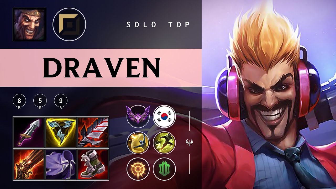 Draven Top vs Akshan - KR Master Patch 25.24
