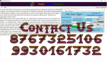 OGS NOTEPAD .DXT Auto Typing Trick || Ostia Global Services || Contact - 8767325106