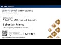Sebastian Franco (City University of New York) - Colloquium: A Dual Tale of Physics and Geometry