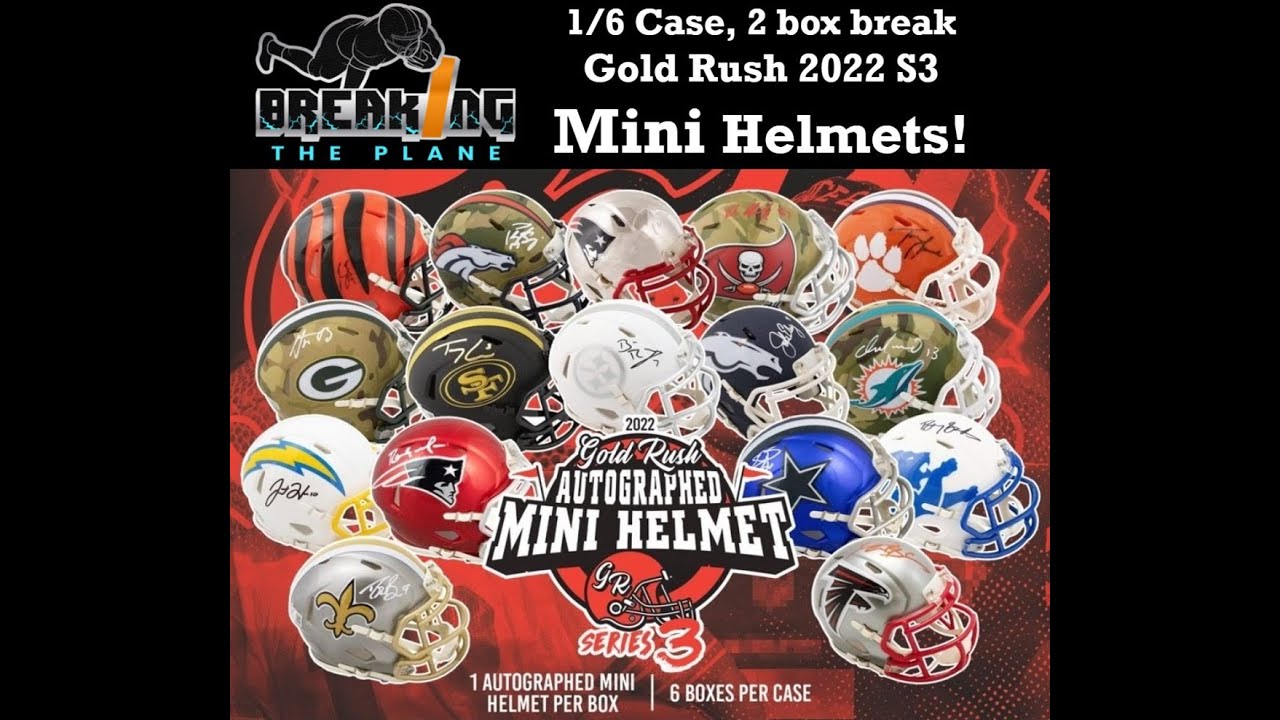 Ebay Gold Rush Mini Helmets 2 box break teams open, join us! YouTube