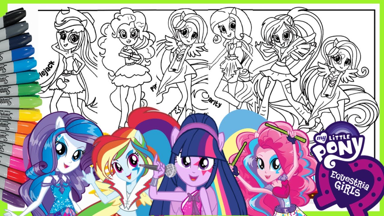 Mewarnai Mlp My Little Pony Kuda Poni Coloring Pages Compilation Kompilasi Youtube