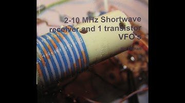 About a simple 5 transistor Superhet 2-10 MC radio for Shortwave. Schematic, description, key info