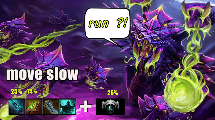 1 hit and u can't run !! curse of avernus + poison sting  ||dota 2 ability draft