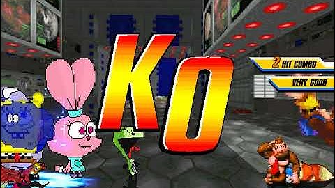 mugen-Spongebob and Chowder And Invader Zim Vs Banjo Kazooie and Donkey Kong and Conker
