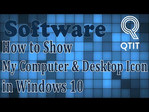 How to Show My Computer & Desktop Icons In Windows 10 hqdefault
