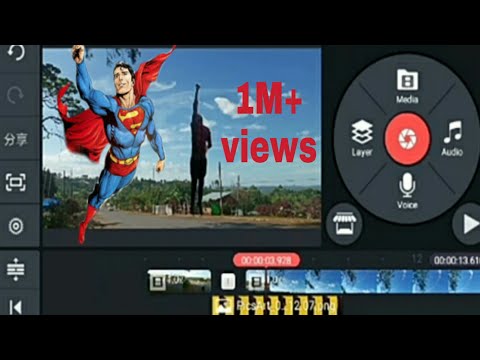 Tutorial kine master like superman best effect
