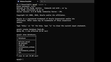 Cara Membuat Database di MySQL Menggunakan MySQL Client