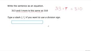 IXL Section I.5 - Write Variable Equations