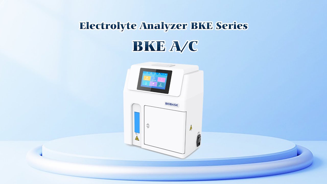BIOBASE Electrolyte Analyzer BKE Series BKE A/C - YouTube