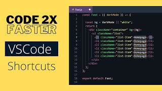 Don't Use a Mouse Anymore! VSCode Shortcuts Tips and Tricks