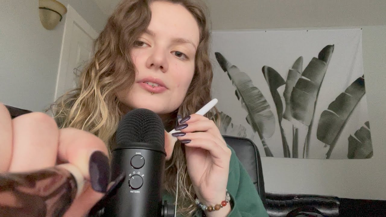 ASMR mic + camera brushing (personal attention)