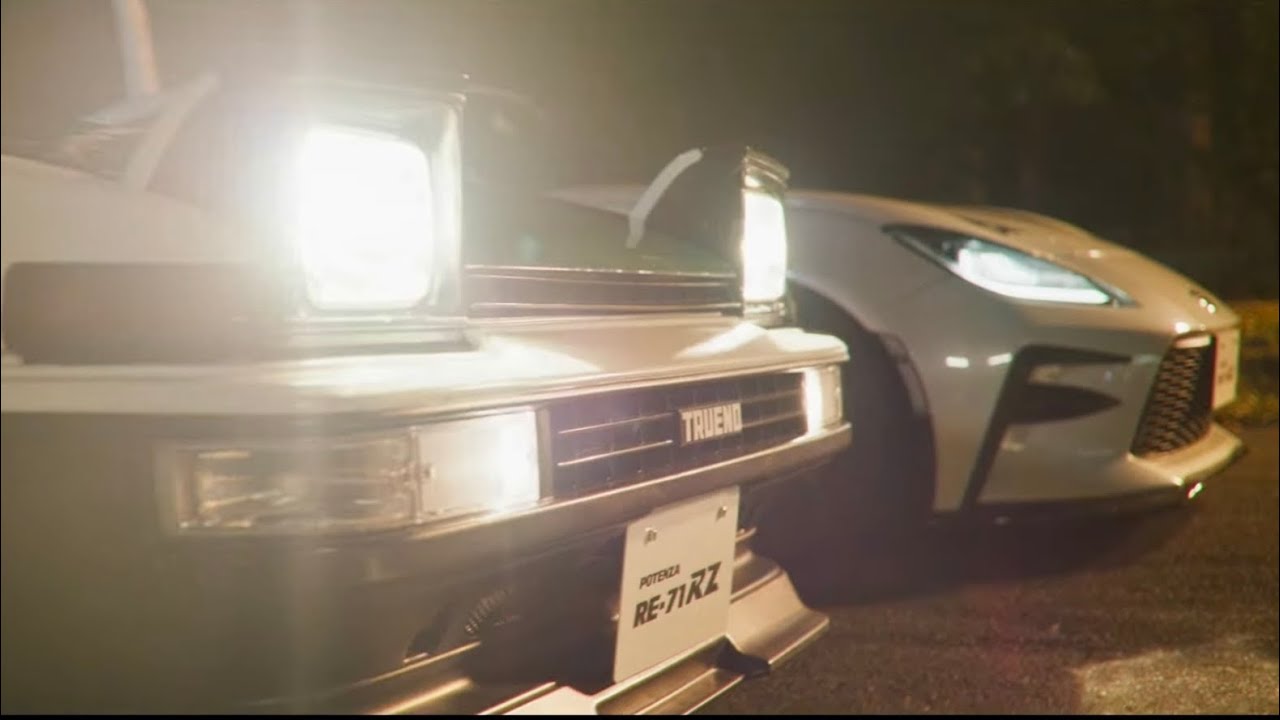 Toyota GR86 против AE86 | Touge Run — звук дрифт-драйва — Initial D World