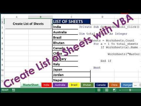 Create List of