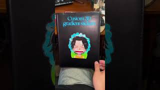 Luffy: I missed you, Ace!#3dgradientsticker #animemerchandise #onepiecestickers #anime #fyp