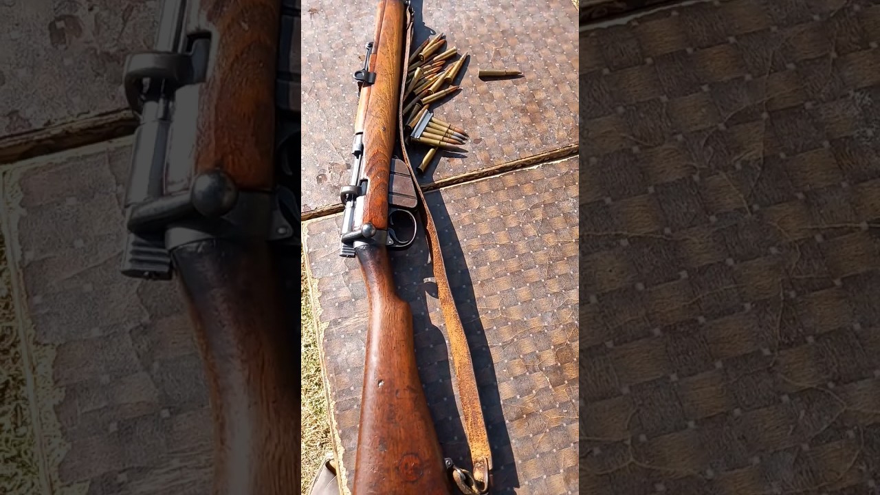 Lee Enfield rifle no1 MK III loading 