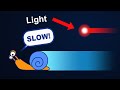 The Speed Of Light Is EXTREMELY Slow 