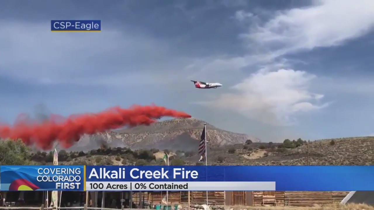 Gusty Winds Fuel Alkali Fire Burning In Eagle County YouTube