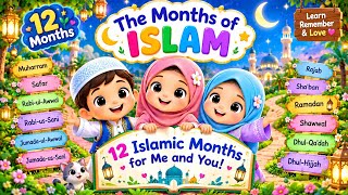 🌙 12 Islamic Months for Kids | Learn Islamic Calendar Months with a Fun Song