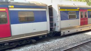 港鐵東鐵線MLR E114/E67(E68)離開上水站