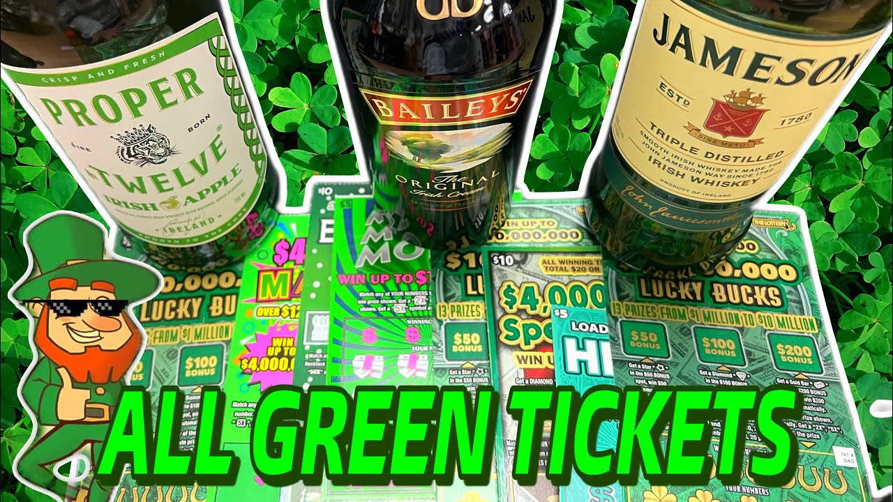 Happy St. Patrick’s Day - All LUCKY GREEN Ticket Scratch - YouTube
