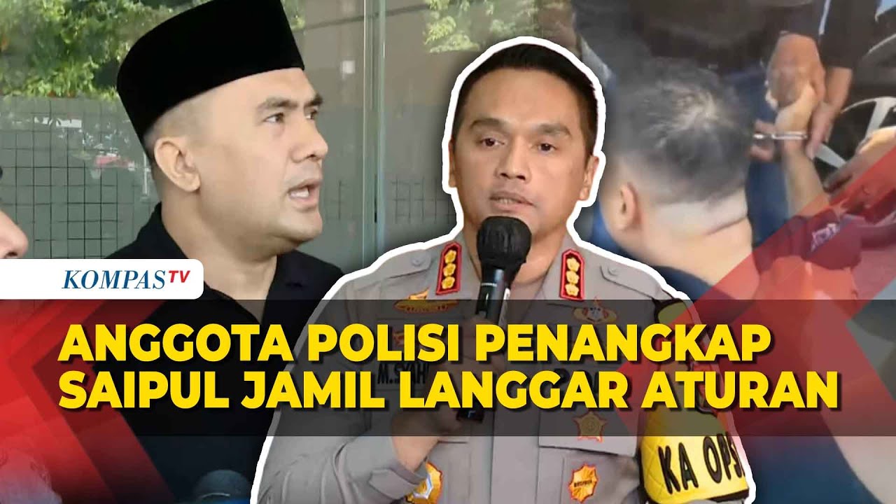 Tiga Polisi Langgar Aturan saat Tangkap Saipul Jamil dan Asistennya