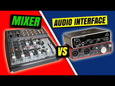 USB Audio Interface vs Mixer - What’s the Difference?