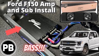2021  2024+ Ford F150 Amp and Sub Install (to Factory Radio nonB&O)
