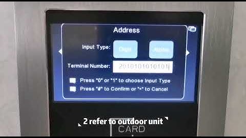 How to configure ip video door phone for multi apartment