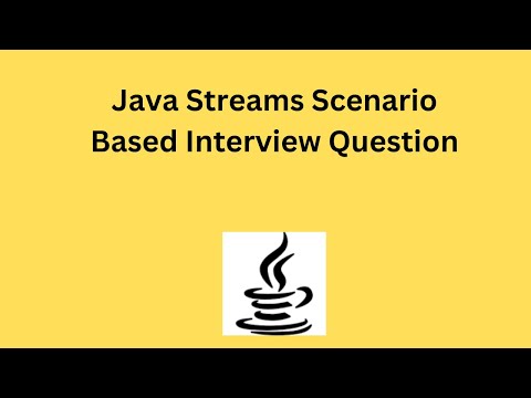 Java Streams  Scenario Based Interview Question | map,sorted,collect