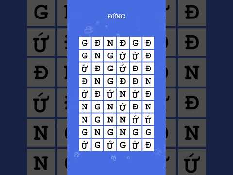 Từ được tìm thấy ở đâu? Bạn có thể giải được trò chơi tìm từ này không? #ĐỨNG #6