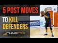 Top 5 - DEADLY Basketball Moves IN THE POST to KILL Your Defender and Score More Points!
