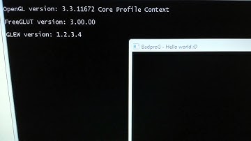 C++ - OpenGL - Checking the FreeGLUT, GLEW and OpenGL version