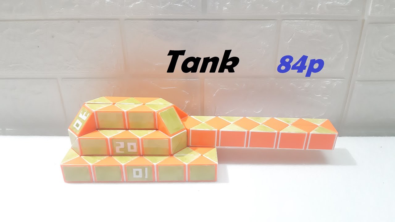 Magic Snake Puzzle or Rubik Rắn 84 Pieces - Tank