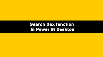 Search Function (DAX) - DAX Search Function In Power BI Desktop | DAX Tutorials