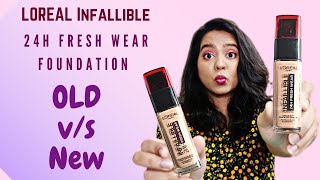 Loreal Infallible Foundation - New Vs Old