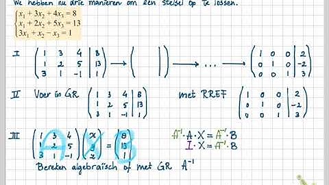 Getal en Ruimte vwo D 4.4 A De inverse matrix