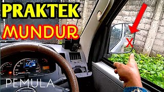 Cara MENGEMUDI Mobil Manual BERJALAN Mundur DI TURUNAN