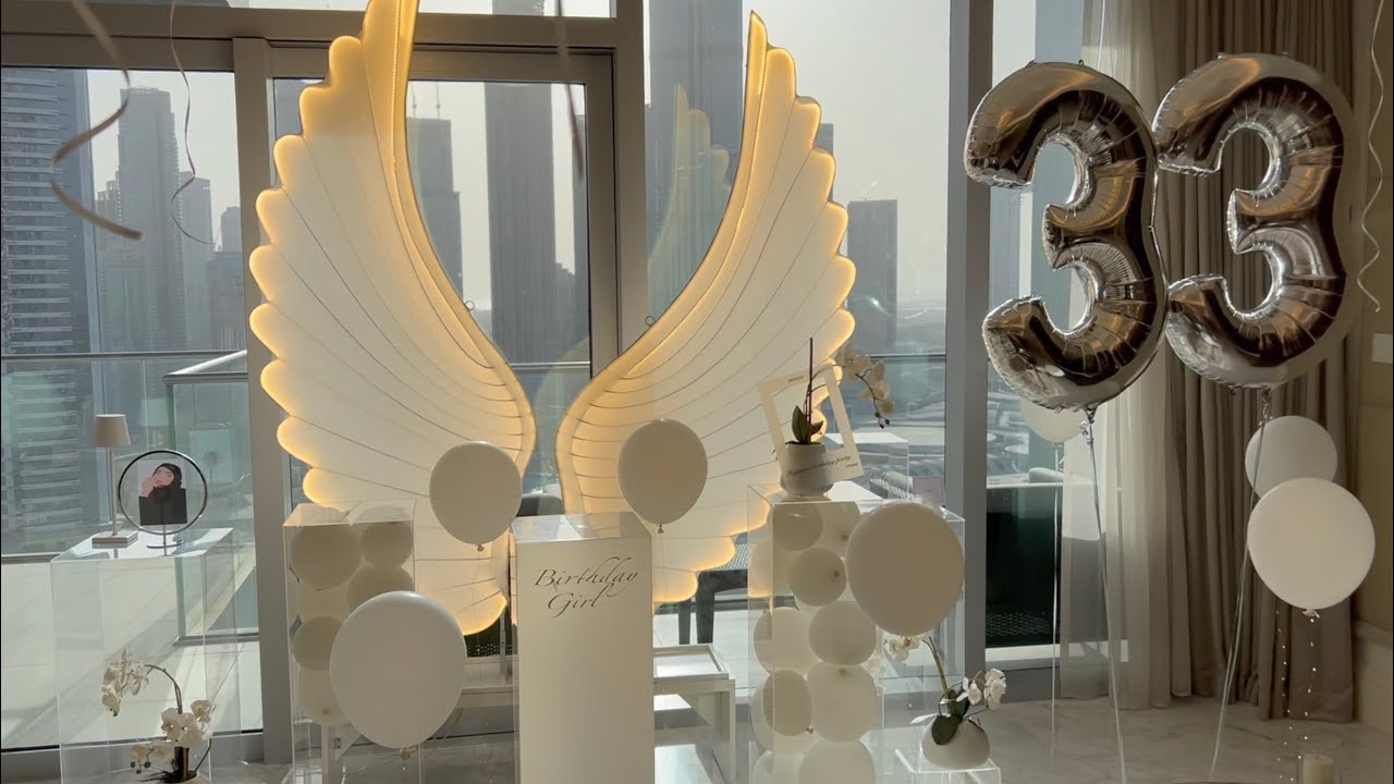 رتبت حفلة ميلاد لوحده من متابعاتي في دبي😍🎂