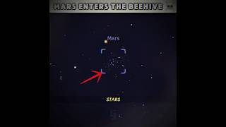 Don't miss Mars passing through M44 this week #spacefacts #mars #stargazing