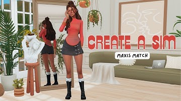 Create A Sim with Maxis Match Custom Content | ALL CC Linked! | Sims 4