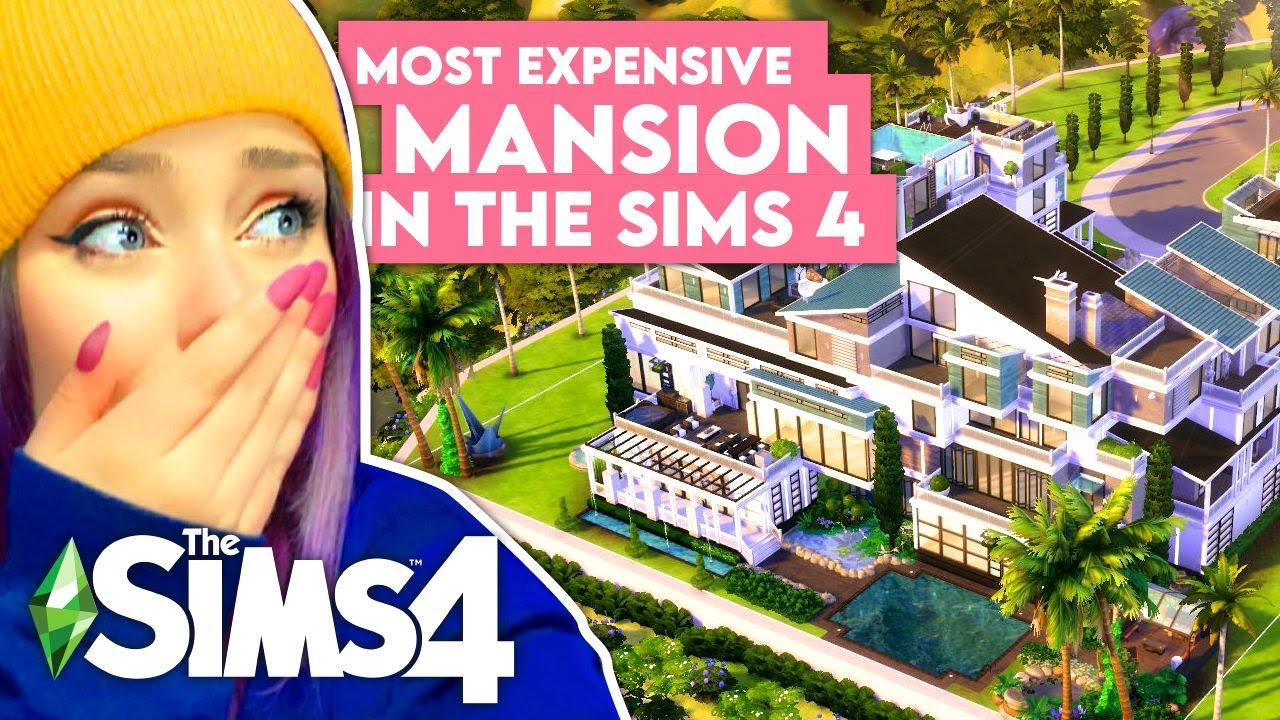 I'm Building The MOST EXPENSIVE Modern Mansion in The Sims 4 .. again // SIMS  4 BUILD CHALLENGE - YouTube