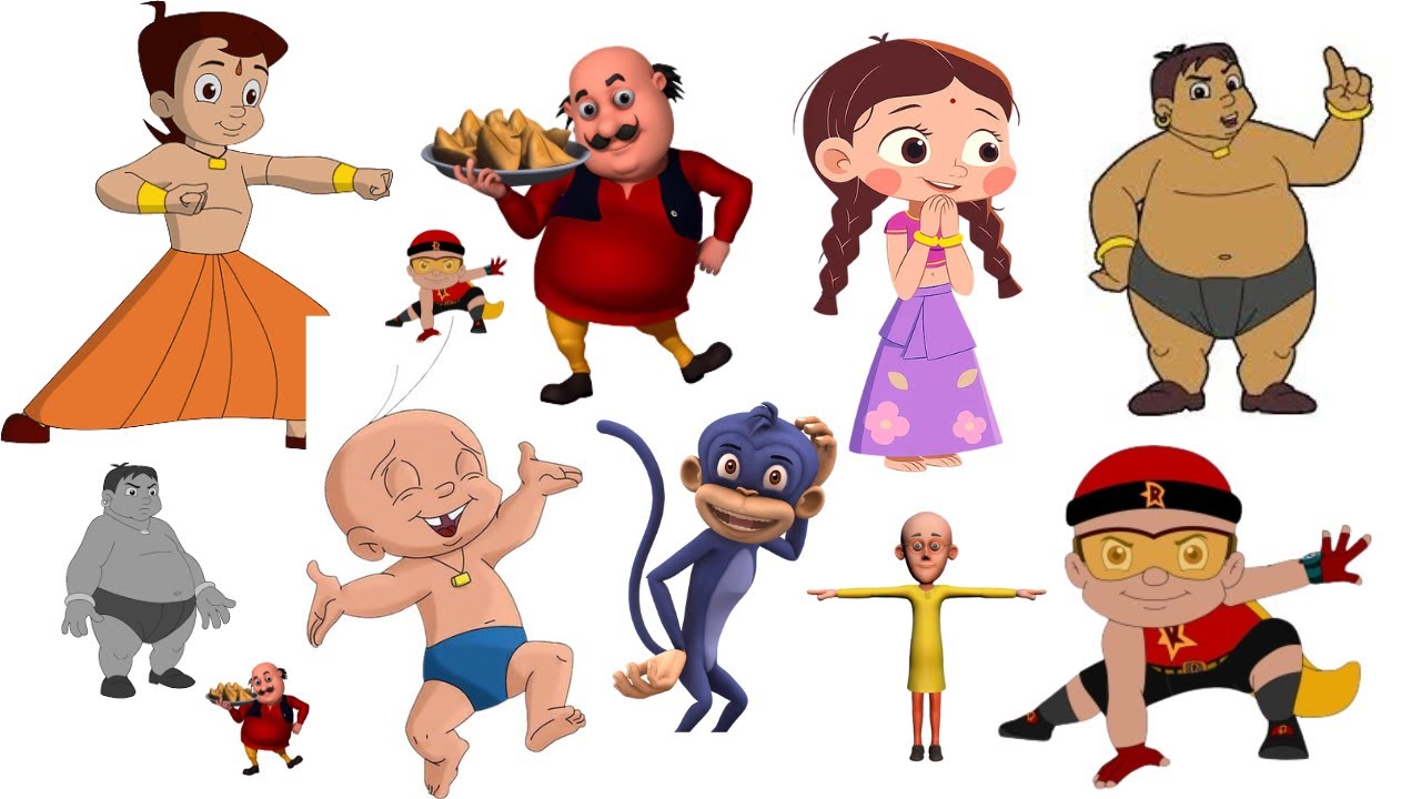 Top Indian Cartoon Characters for Kids | Motu Patlu, Shiva, Rudra, Chhota Bheem & More