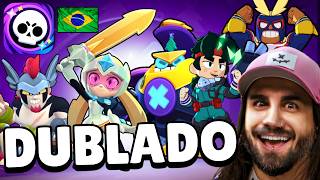 Novo Brawl Talk Dublado Em Pt - Br 3 Brawlers E Boku No Hero Academia