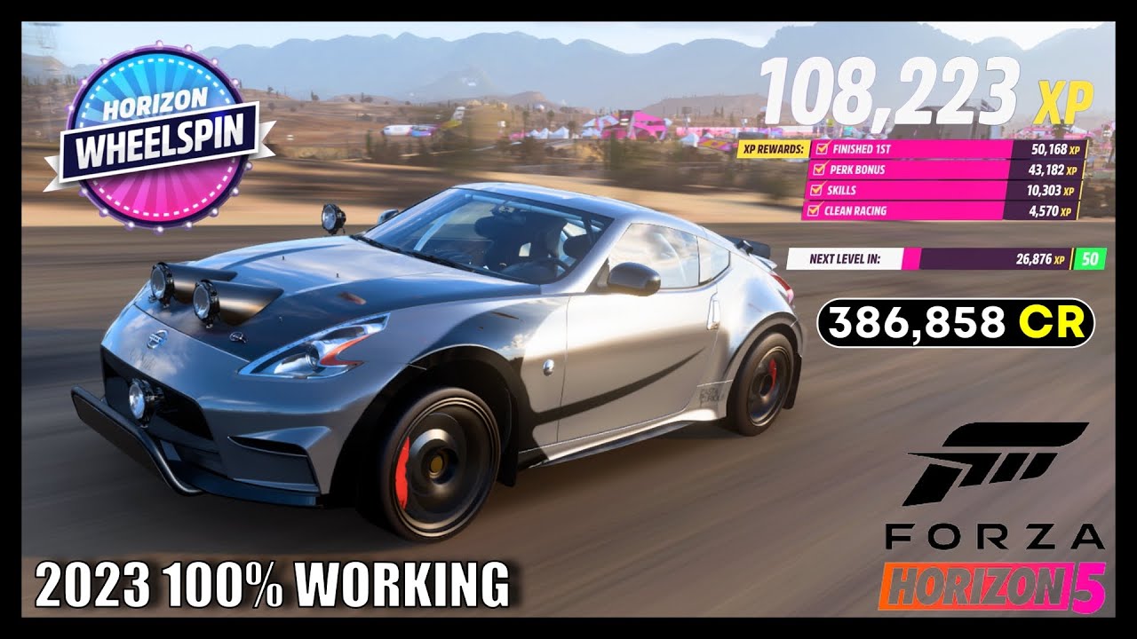 Money Glitch Forza Horizon 5 Get XP+MONEY+SP+WHEELSPIN Fast 2023 100